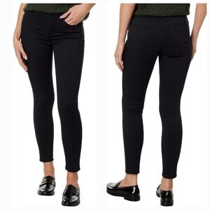 Madewell Mid Rise Skinny Jeans, Black, Women's Size 24
